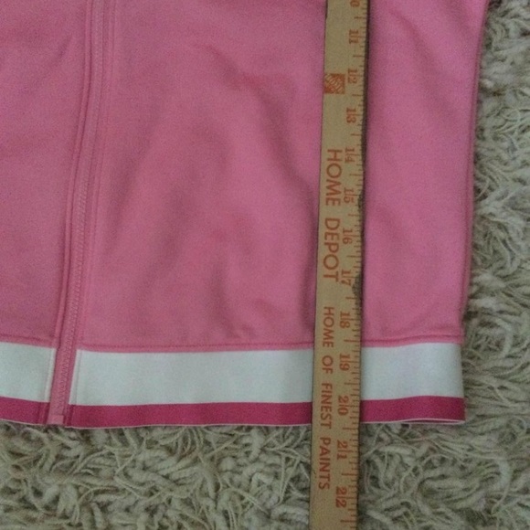 Under Armour Girls' Tech Terry Full Zip Hoodie, size YXL - Picture 6 of 8